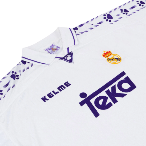 Retro Real Madrid Home Shirt 96/97 - FullKit image 4