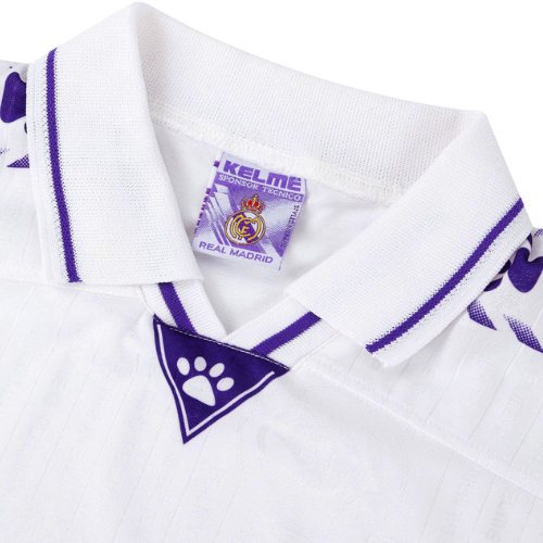 Retro Real Madrid Home Shirt 96/97 - FullKit image 5