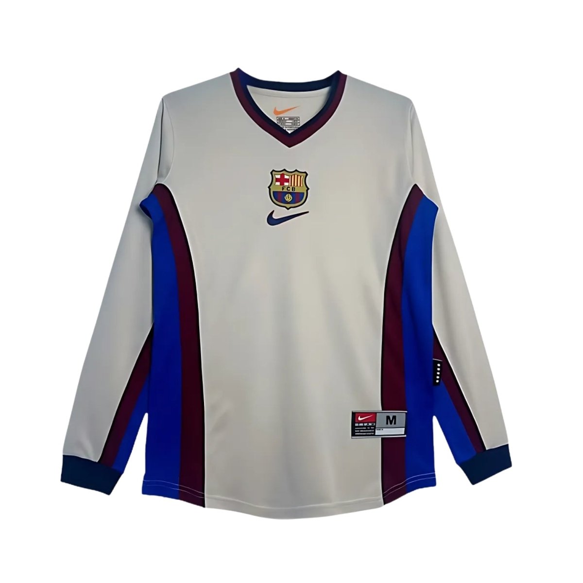 Retro Barcelona Away Shirt 98/99 - Long Sleeve - FullKit image 2