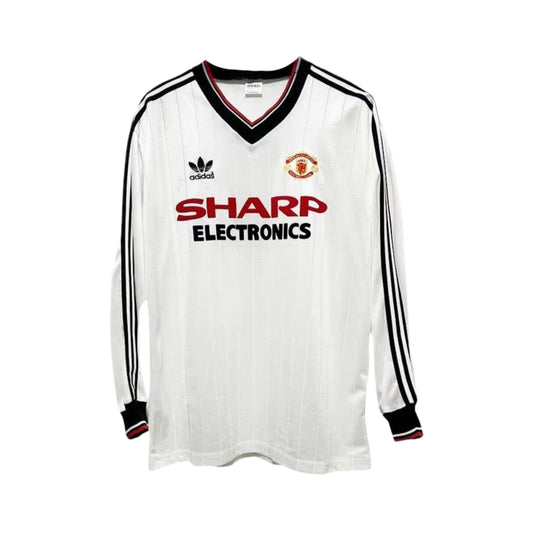 Manchester United Away Shirt 82/83 - Long Sleeve - FullKit