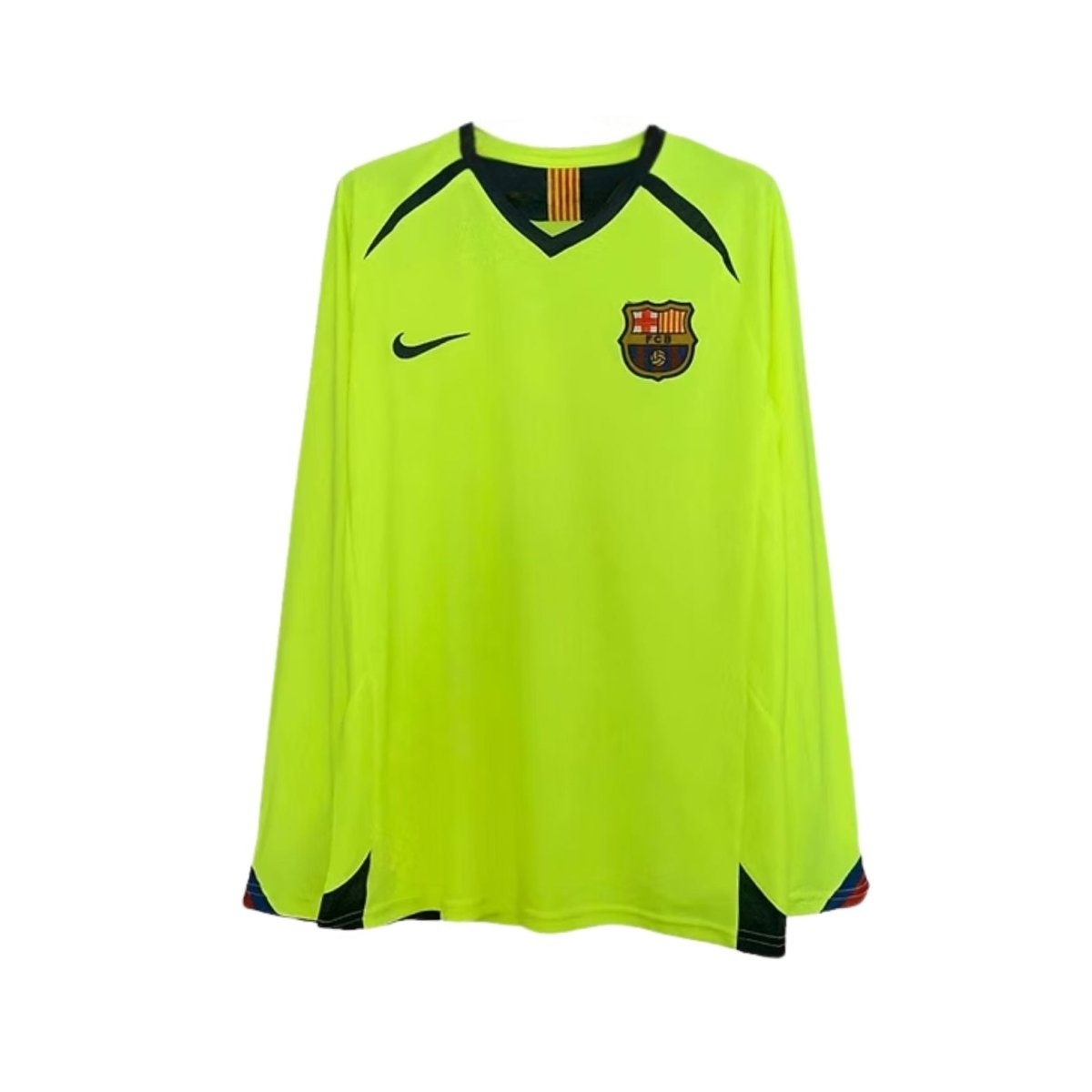 Retro Barcelona Away Shirt 05/06 - Long Sleeve - FullKit image 2