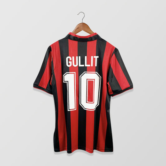 Retro AC Milan Home Shirt 91/92 - Gullit 10 – FullKit