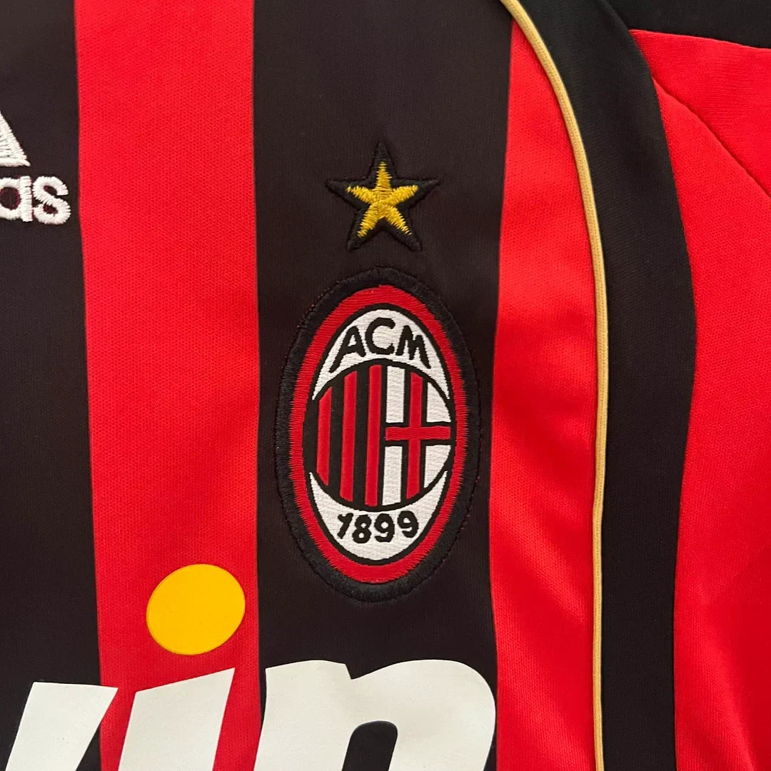 Kids Retro AC Milan Home Kit 06/07 – FullKit image 3