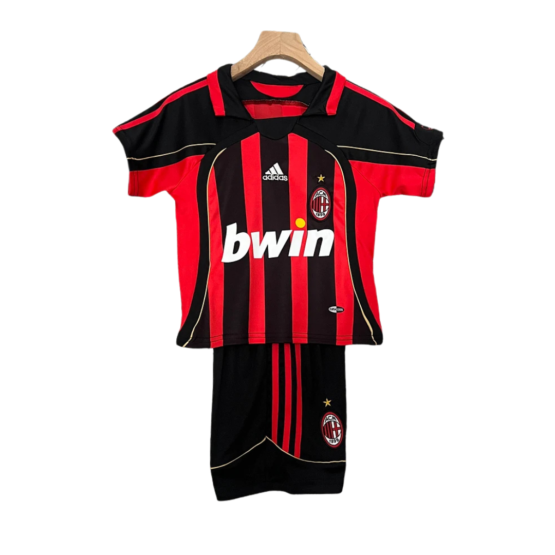 Kids Retro AC Milan Home Kit 06/07 – FullKit