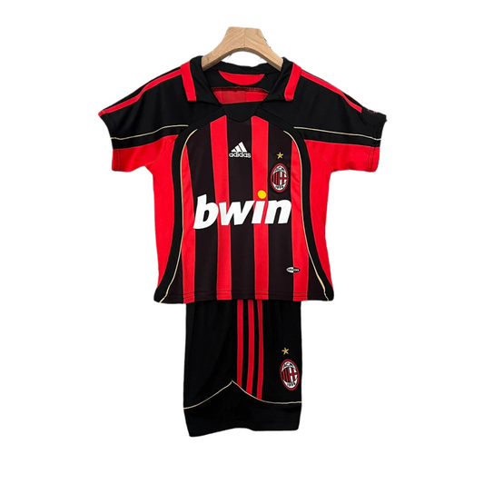 Kids Retro AC Milan Home Kit 06/07 – FullKit