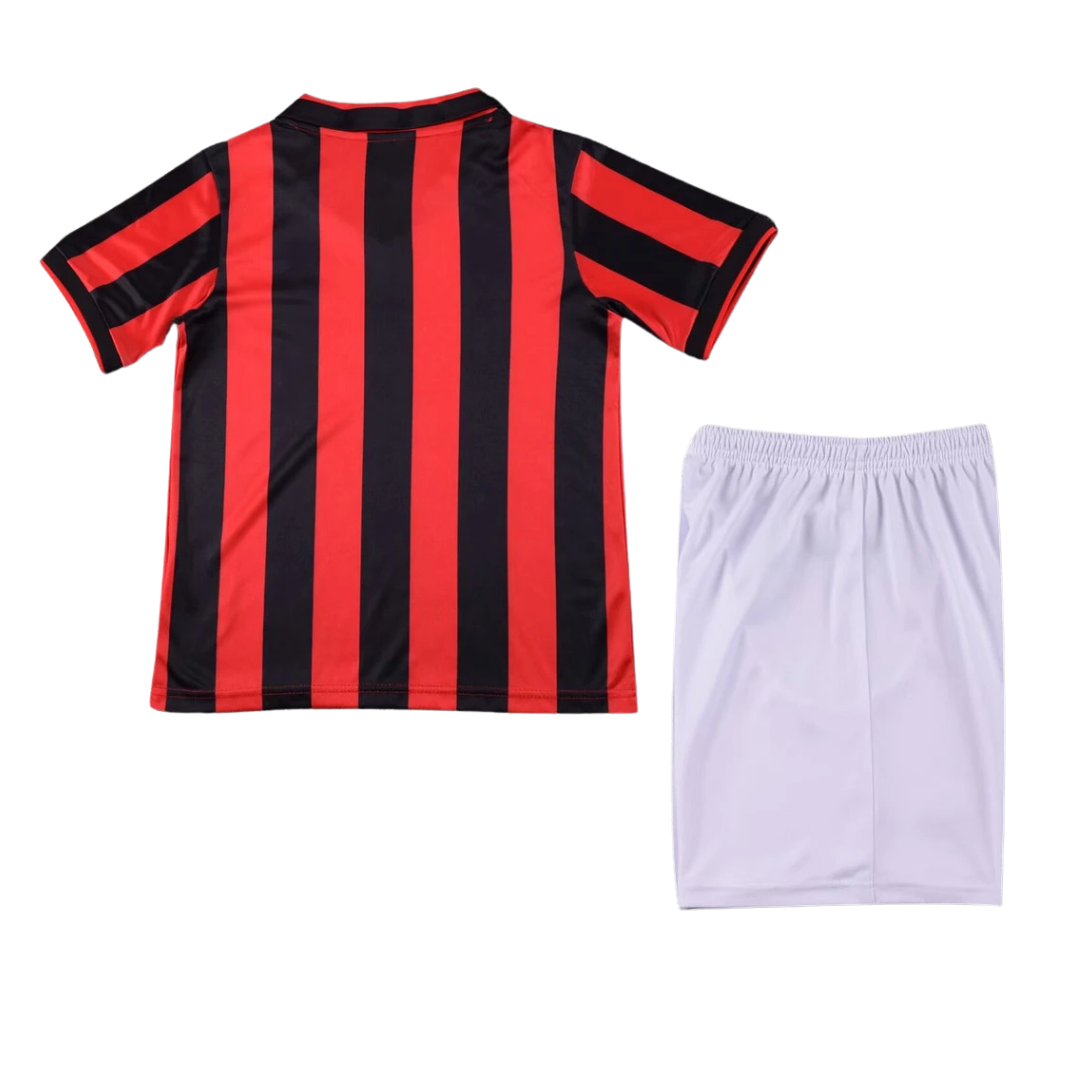 Kids Retro AC Milan Home Kit 90/91 – FullKit image 2