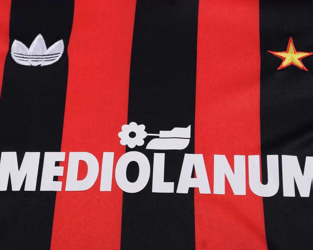 Kids Retro AC Milan Home Kit 90/91 – FullKit image 3