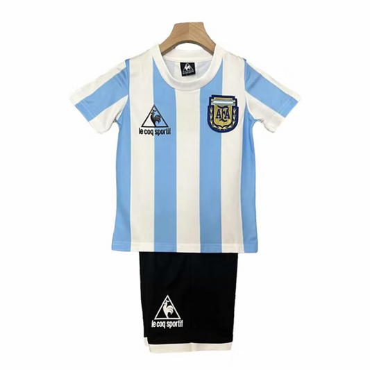 Kids Retro Argentina Home Kit 1986 – FullKit