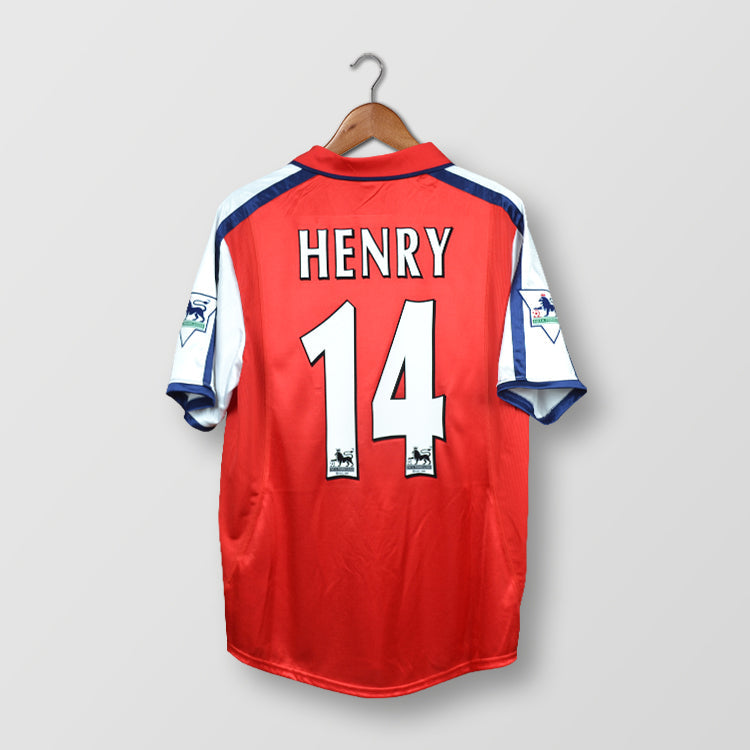 Retro Arsenal Home Shirt 01/02 - Henry 14 – FullKit