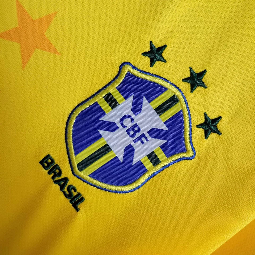 Kids Retro Brazil Home Kit 1994 – FullKit image 3