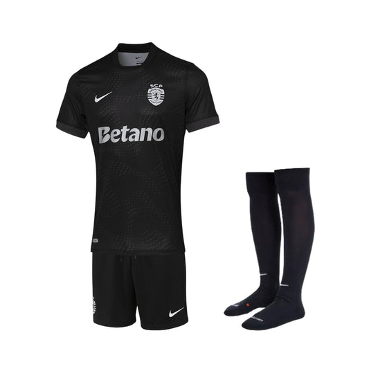 Kids Sporting Away Shirt 25/26 - FullKit