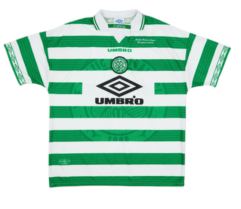 Retro Celtic Home Shirt 97/99 – FullKit