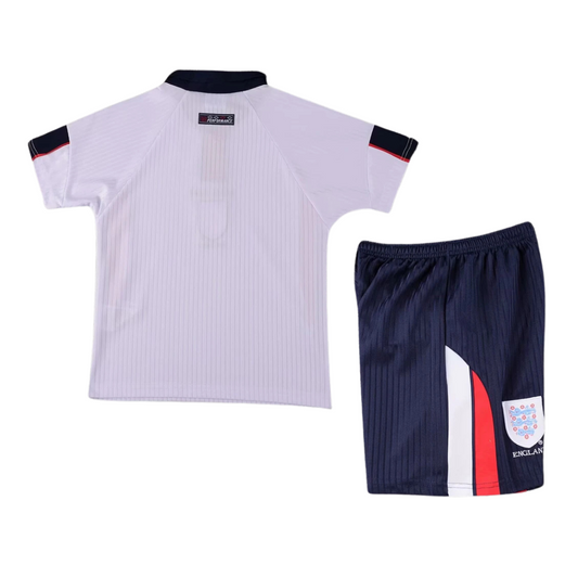 Kids Retro England Home Kit 1998 – FullKit image 2