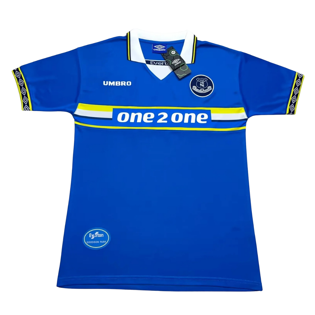 Retro Everton Home Shirt 97/99 – FullKit