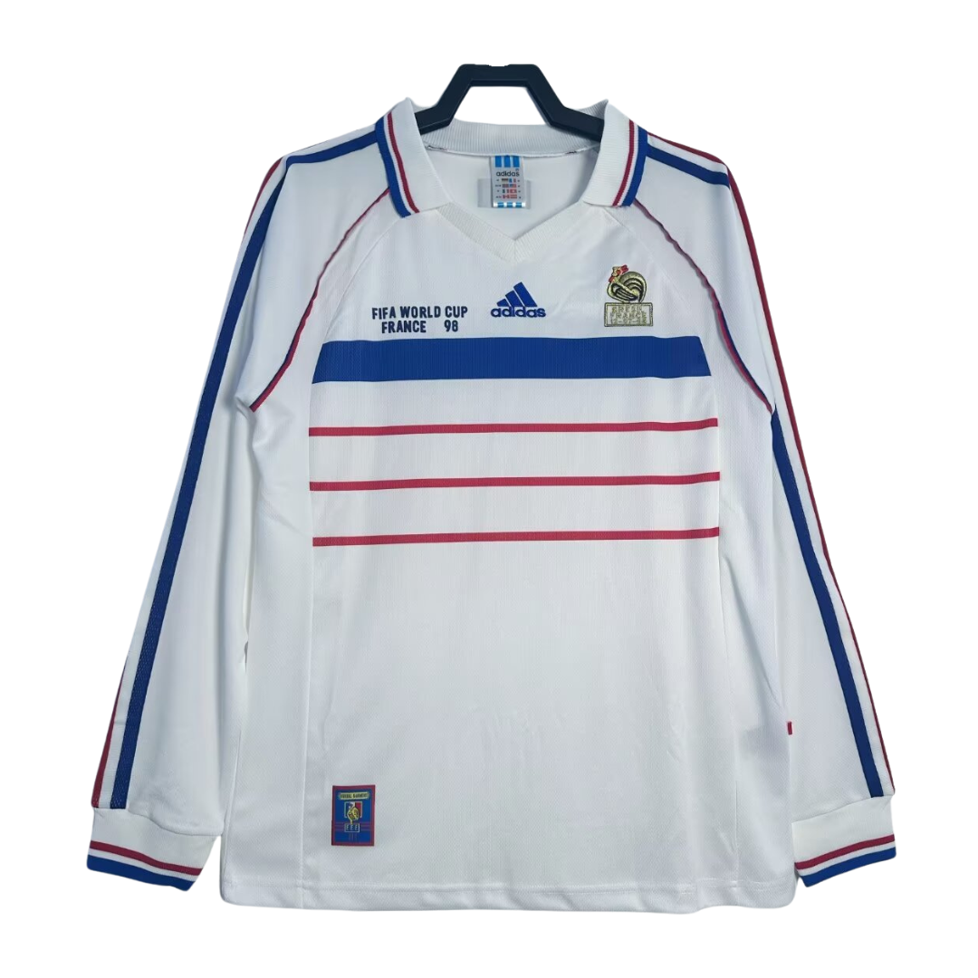 Retro France Away Shirt 1998 - Long Sleeve – FullKit