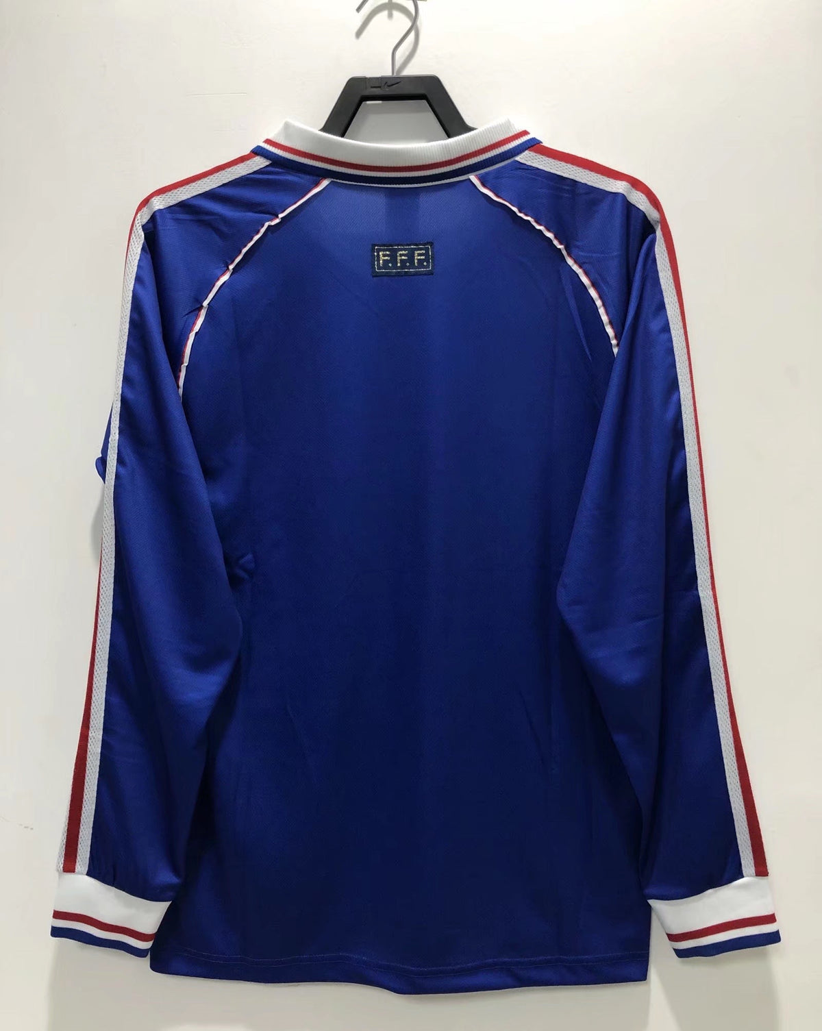 Retro France Home Shirt 1998 - Long Sleeve – FullKit image 4