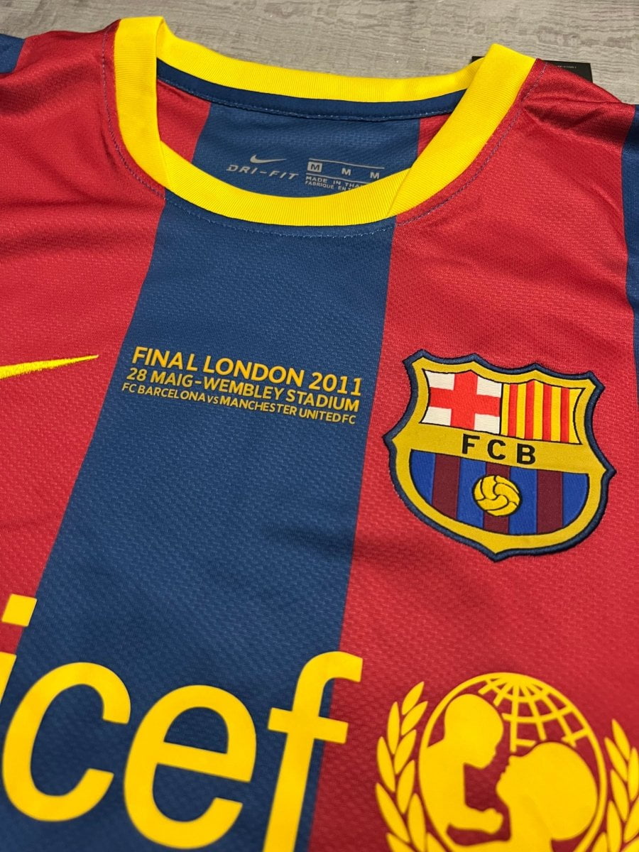 Retro Barcelona Home Shirt 10/11 - FullKit image 5