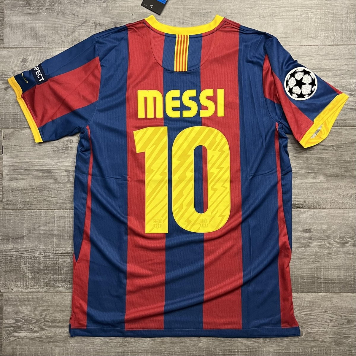 Retro Barcelona Home Shirt 10/11 - FullKit image 3