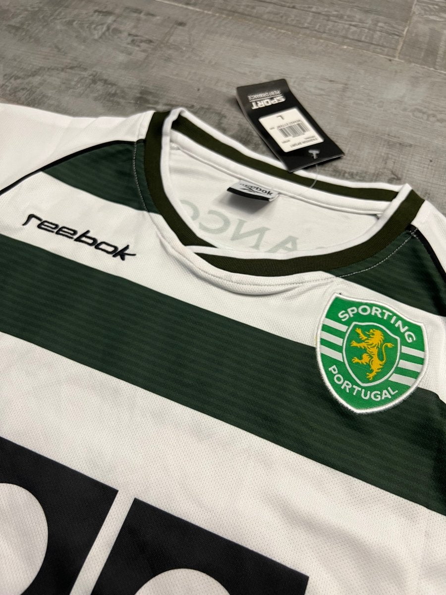 Retro Sporting CP Home Shirt 02/03 - FullKit image 7
