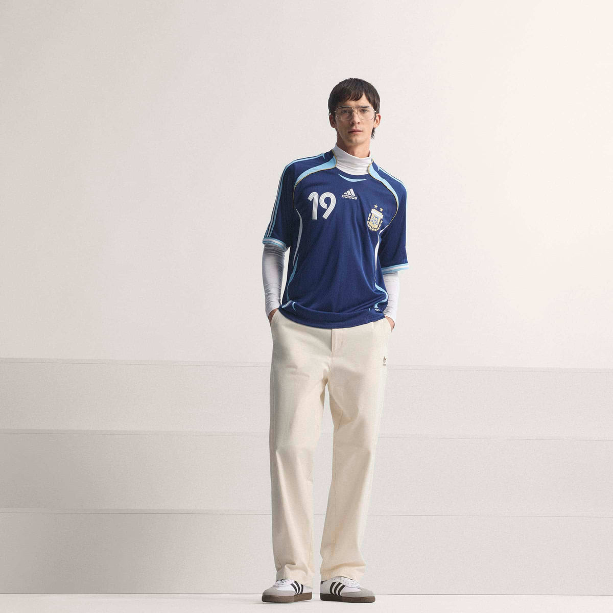 Retro Argentina Away Shirt 2006 - Messi 19 – FullKit image 4