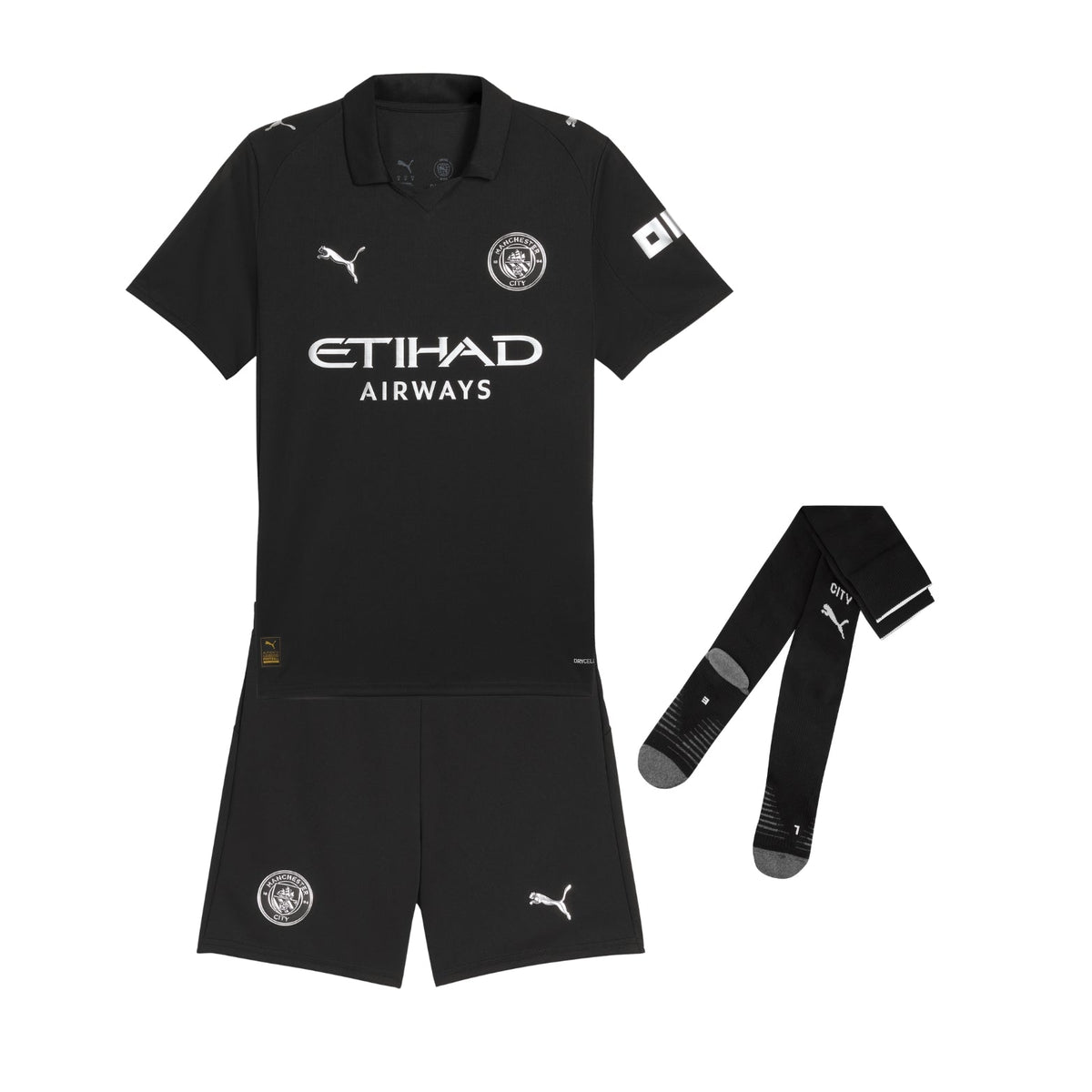 Kids Manchester City Away Shirt 25/26 - FullKit
