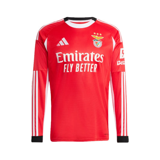 Benfica Home Shirt 25/26 - Long Sleeve - FullKit