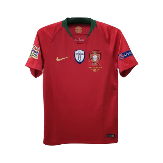 Portugal Liga Das Nacoes Home Shirt 18/19 - Final - FullKit