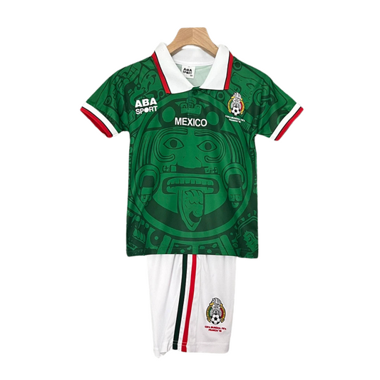 Kids Retro Mexico Home Kit 1998 – FullKit