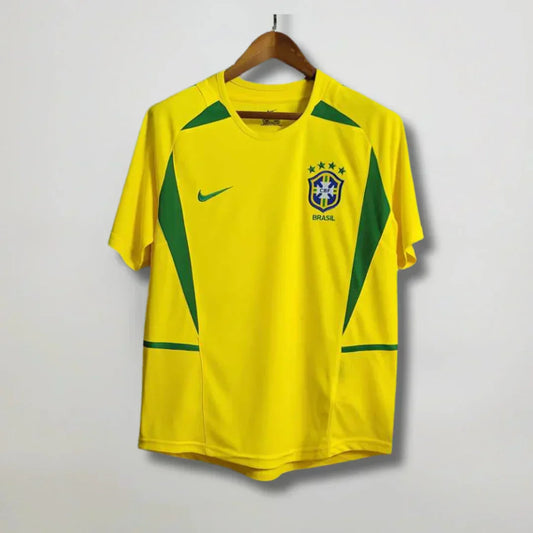 Retro Brazil Home Shirt 2002 - Ronaldo 9 – FullKit image 2