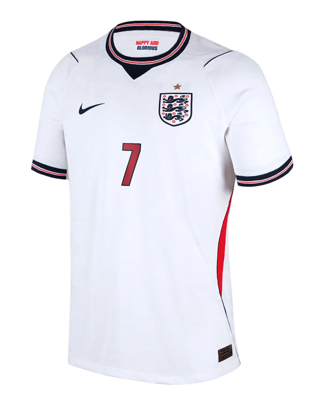England Home Shirt 26/27 - Saka 7 – back with name and number | FullKit