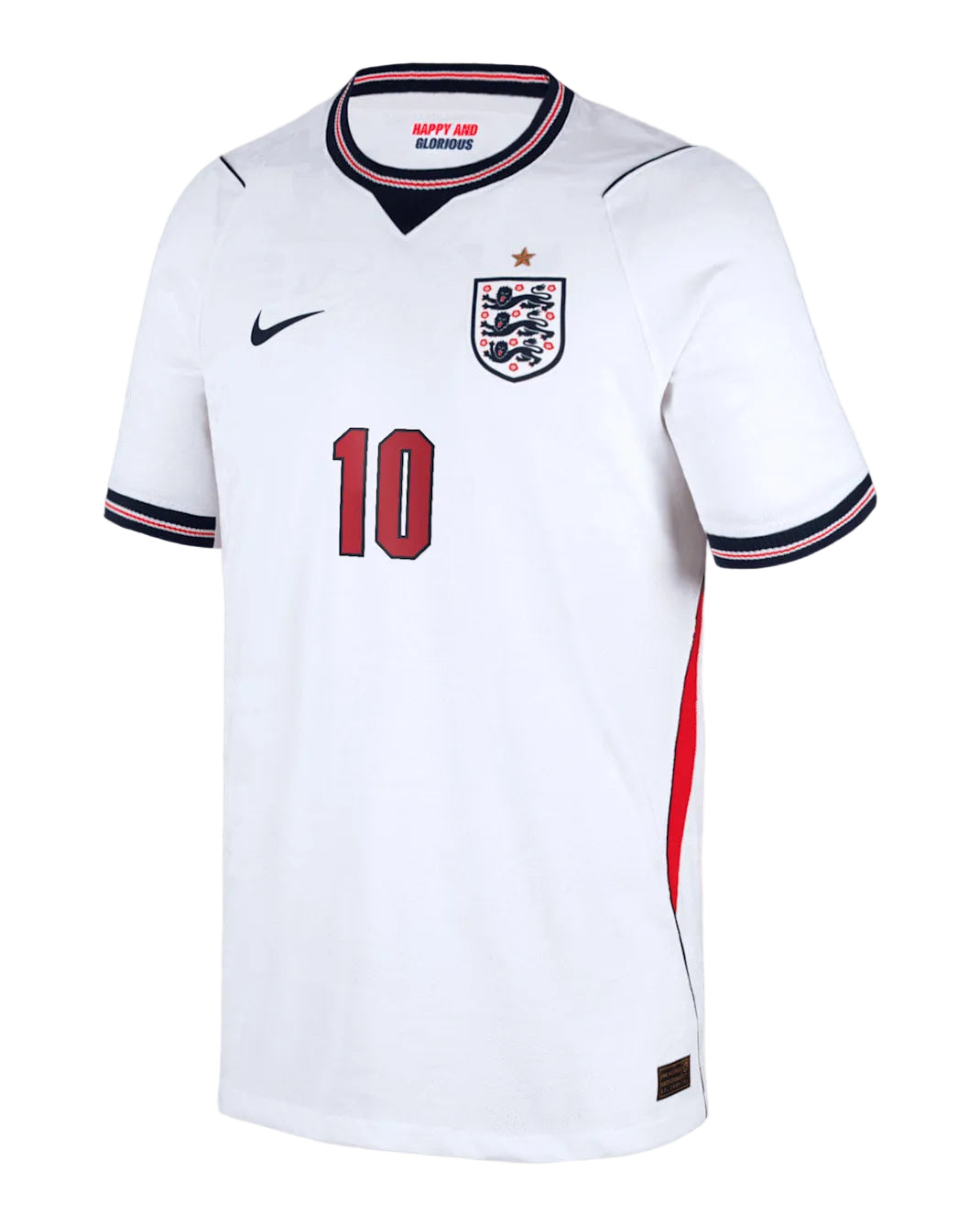 England Home Shirt 26/27 - Bellingham 10 – back with name and number | FullKit