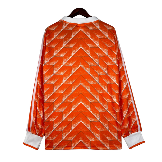 Retro Netherlands Home Shirt 1988 - Long Sleeve – FullKit image 2