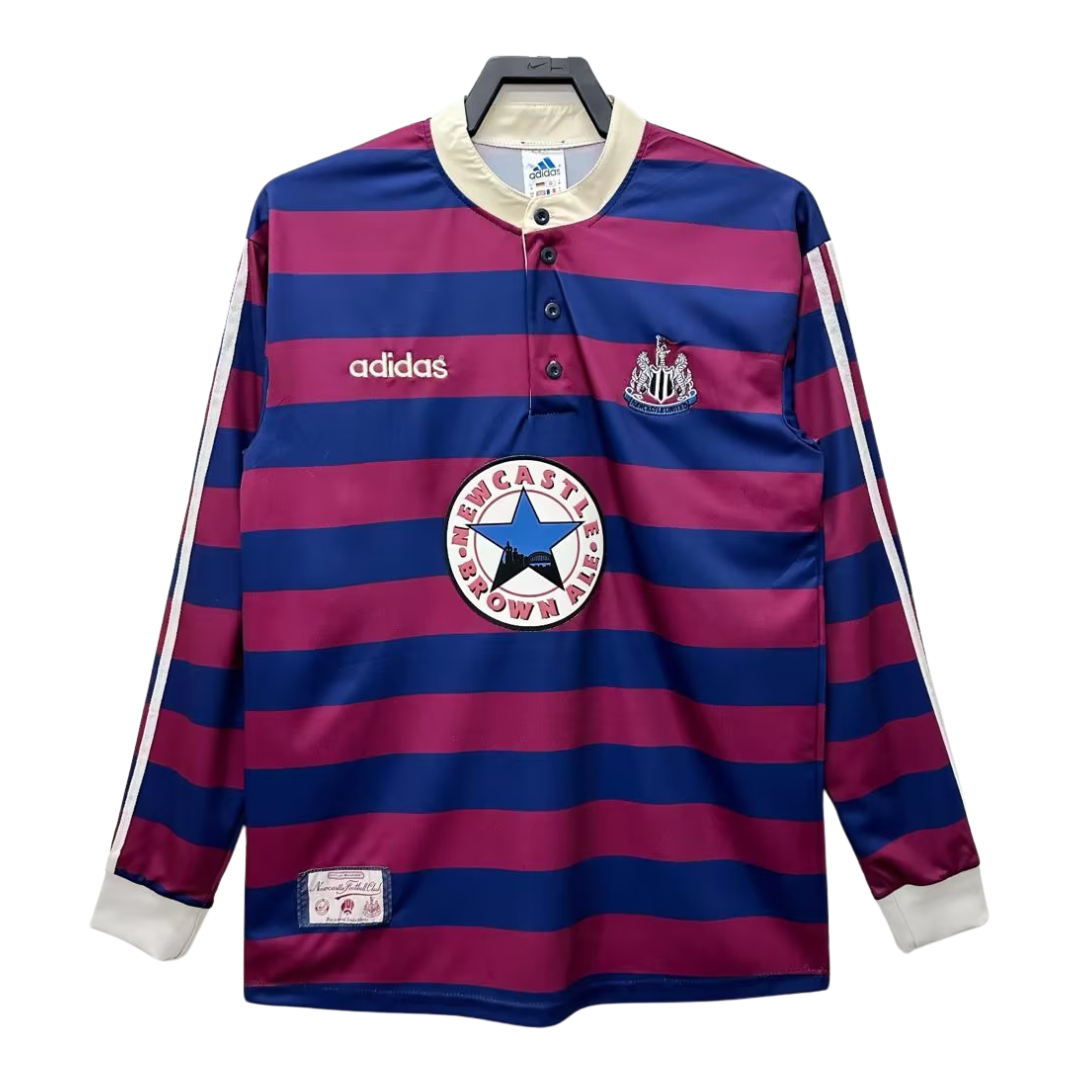 Retro Newcastle United Away Shirt 95/97 - Long Sleeve – FullKit