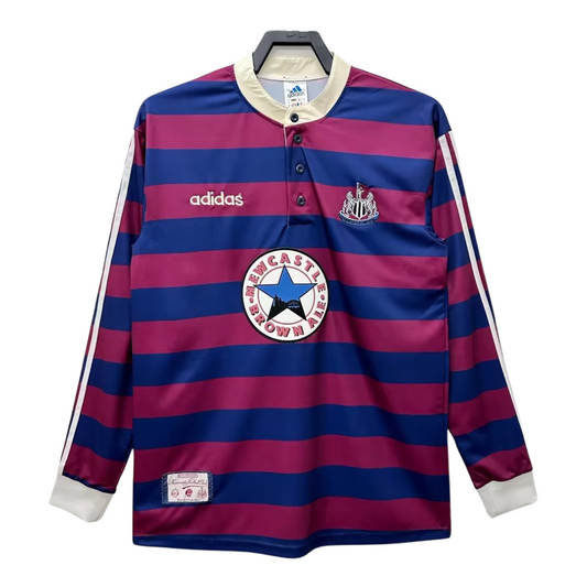 Retro Newcastle United Away Shirt 95/97 - Long Sleeve – FullKit
