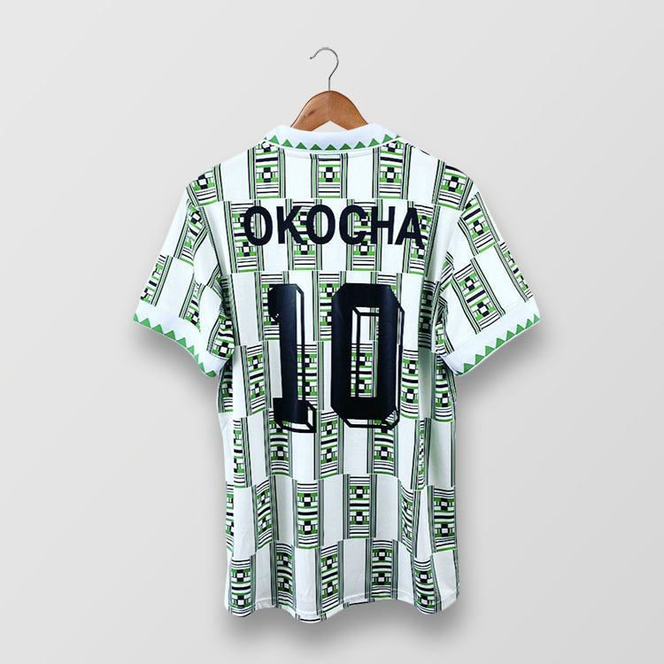 Retro Nigeria Away Shirt 1994 - Okocha 10 – FullKit