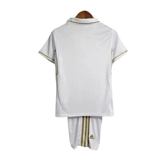 Kids Retro Real Madrid Home Kit 11/12 – FullKit image 2