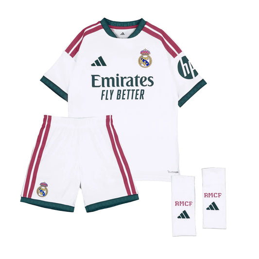 Kids Real Madrid Home Kit 26/27 – FullKit