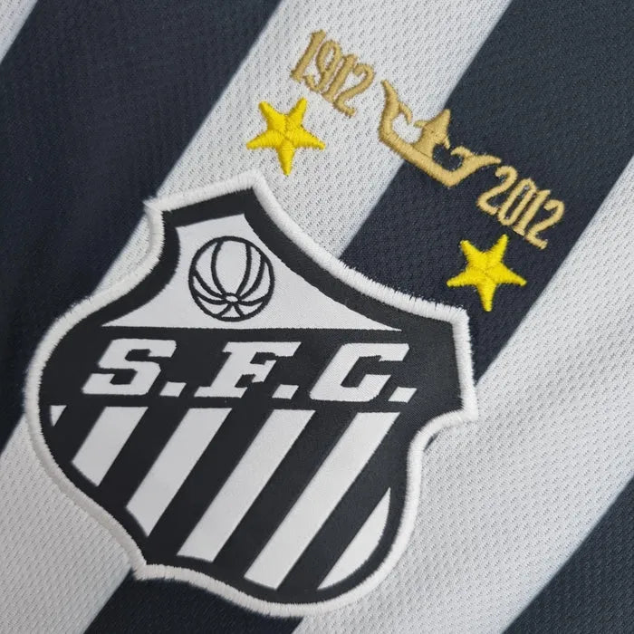 Retro Santos E Preta Away Shirt 12/13 - FullKit image 4