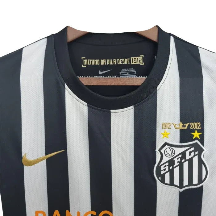 Retro Santos E Preta Away Shirt 12/13 - FullKit image 6