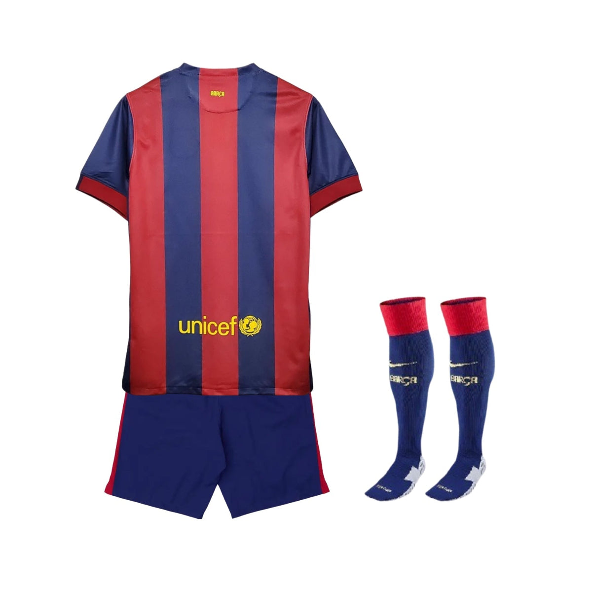 Kids Barcelona Home Shirt 14/15 - FullKit image 3