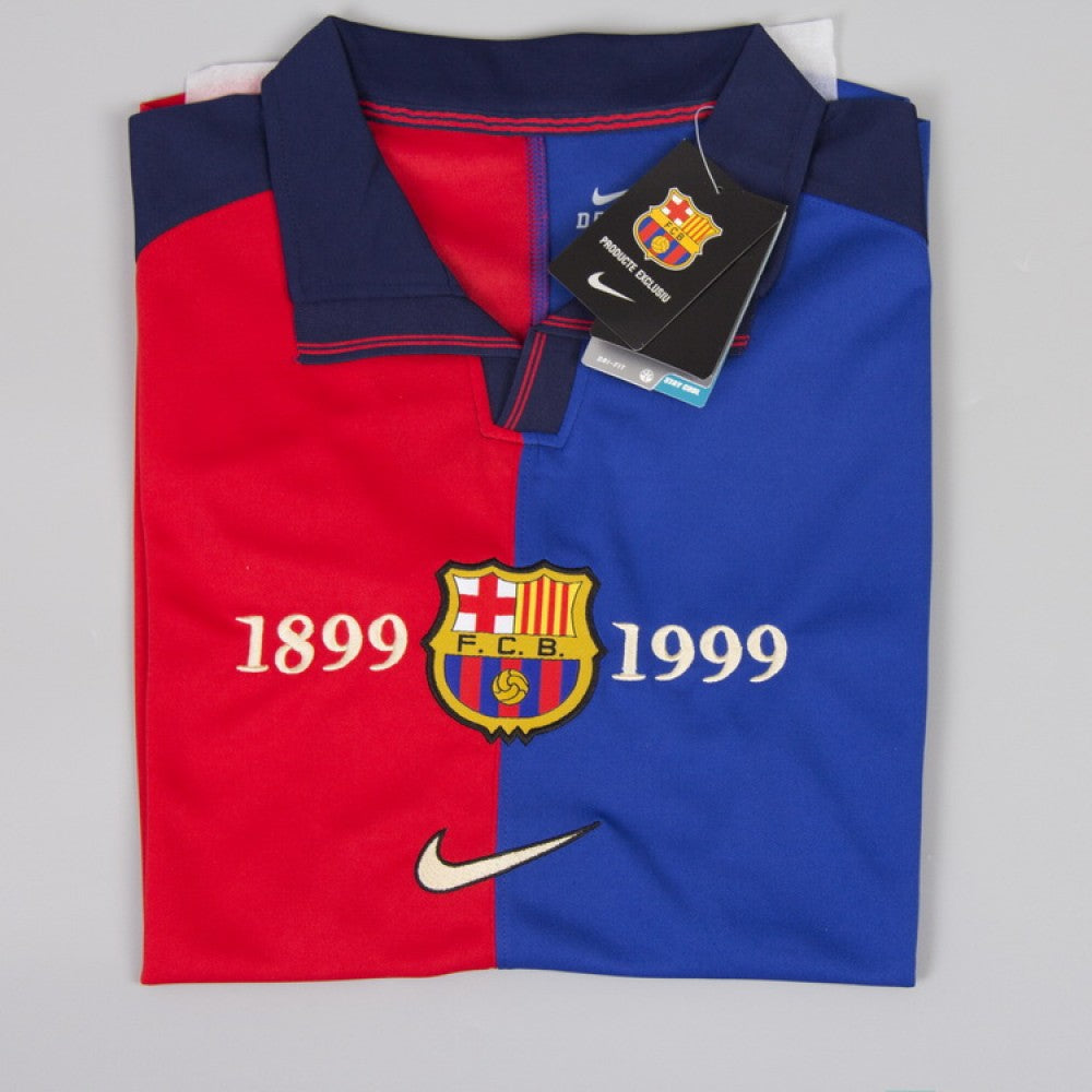 Retro Barcelona Home Shirt 99/00 – FullKit image 3
