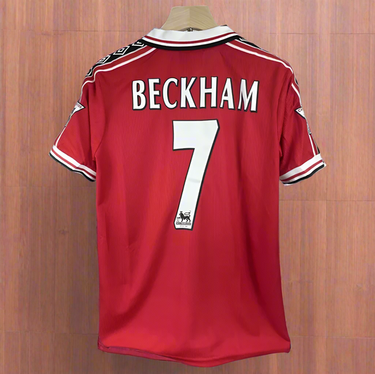 Retro Manchester United Home Shirt 98/99 - Beckham 7 – FullKit image 2