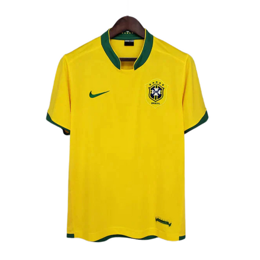 Retro Brazil Home Shirt 2006 – FullKit
