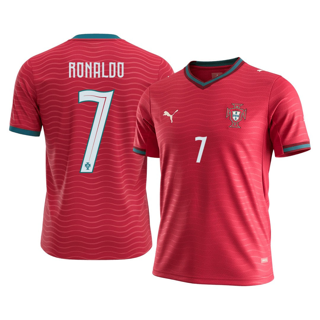 Portugal Home Shirt 26/27 - Ronaldo 7 – front and back | FullKit
