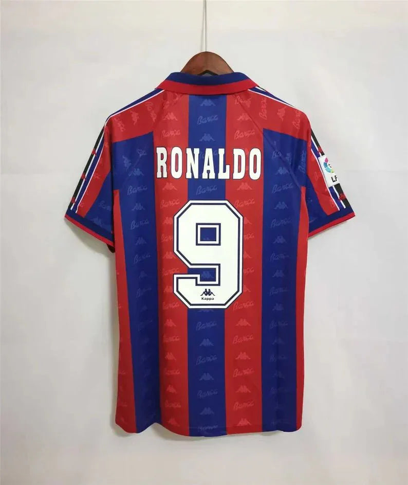 Retro Barcelona Home Shirt 96/97 - FullKit image 4