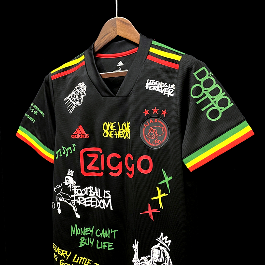 Ajax Bob Marley Third Shirt 21/22 - FullKit image 3
