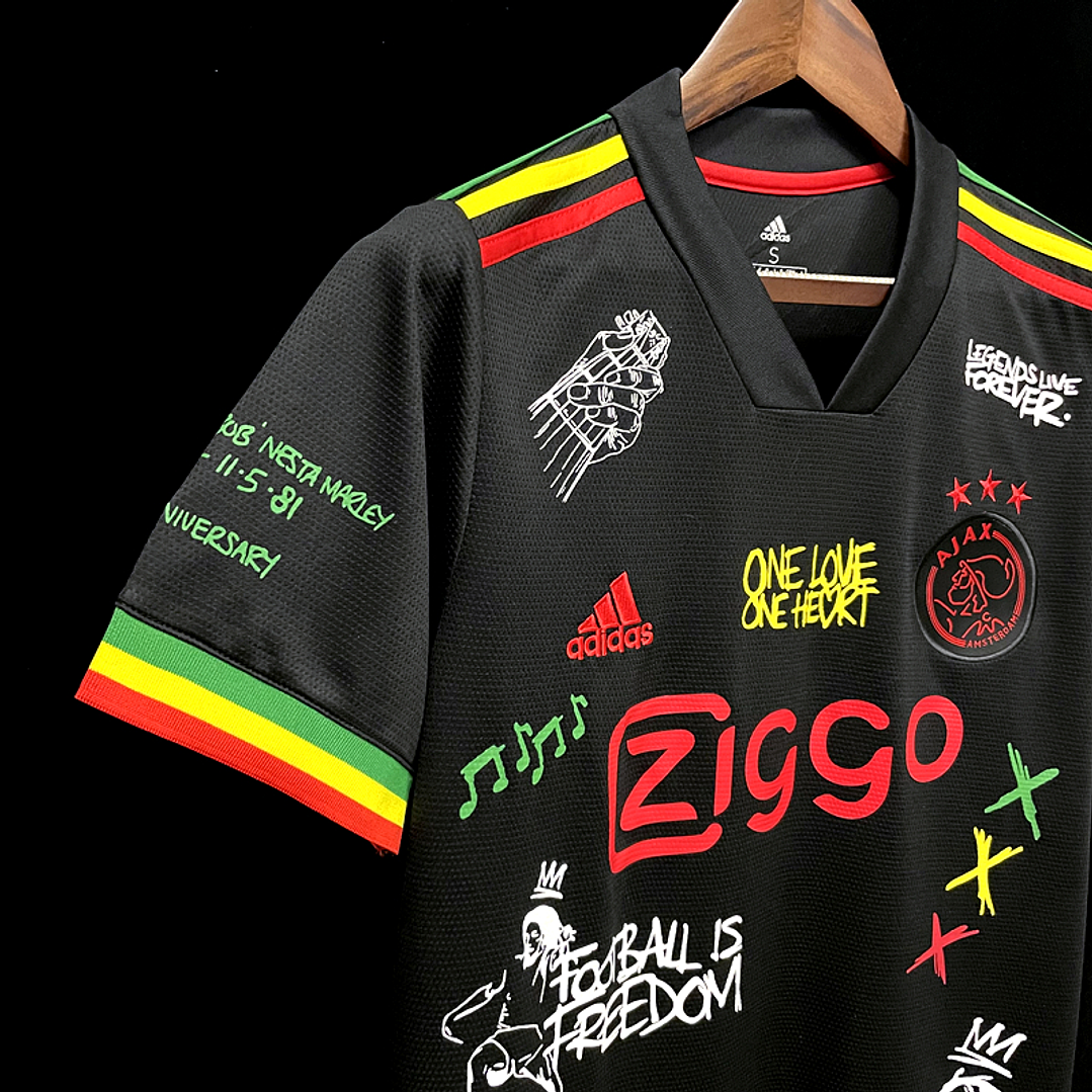 Ajax Bob Marley Third Shirt 21/22 - FullKit image 4