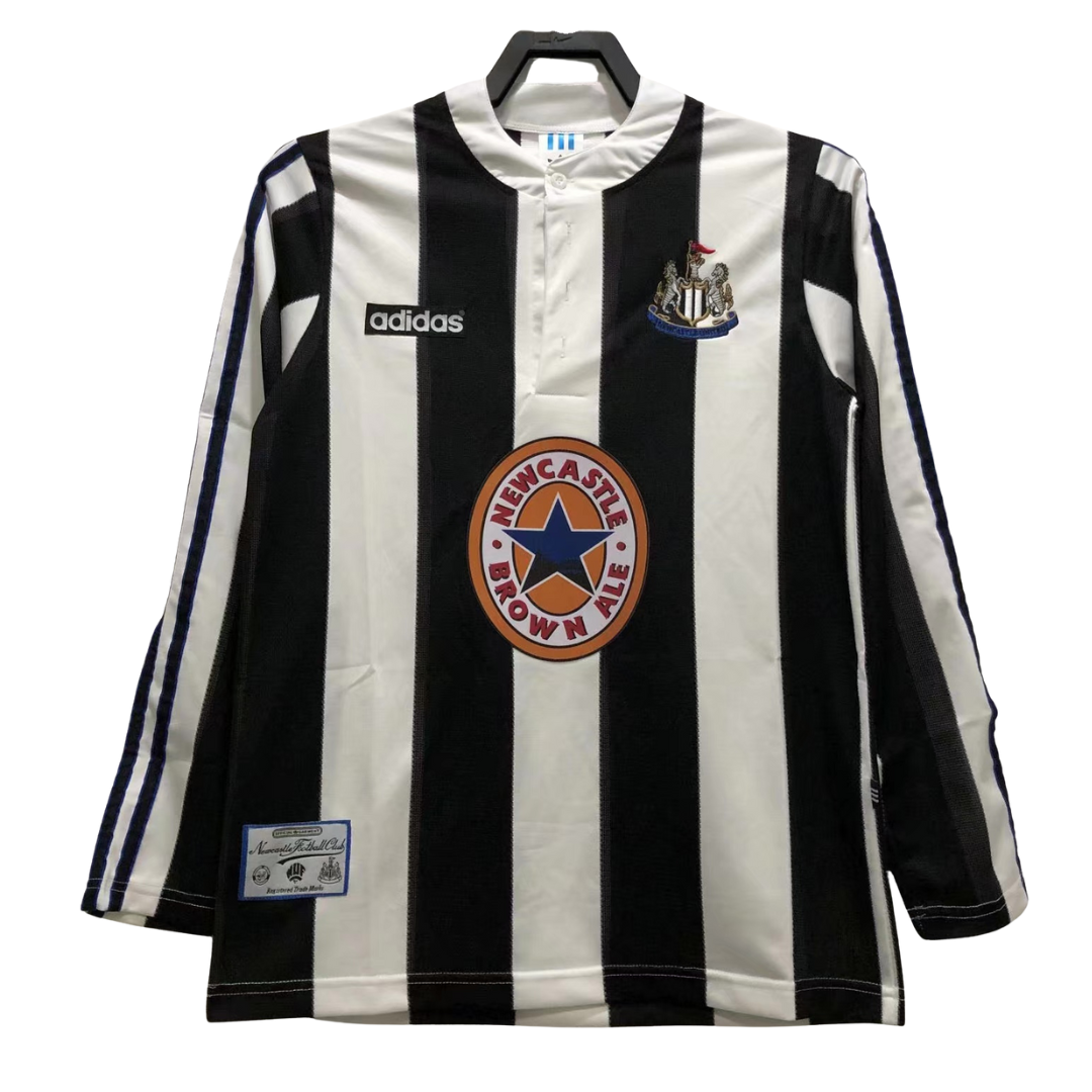 Retro Newcastle United Home Shirt 95/97 - Long Sleeve – FullKit