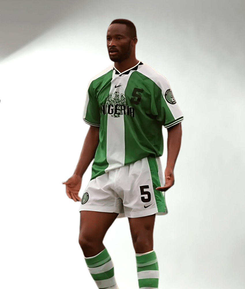 Retro Nigeria Home Shirt 1996 – FullKit image 5