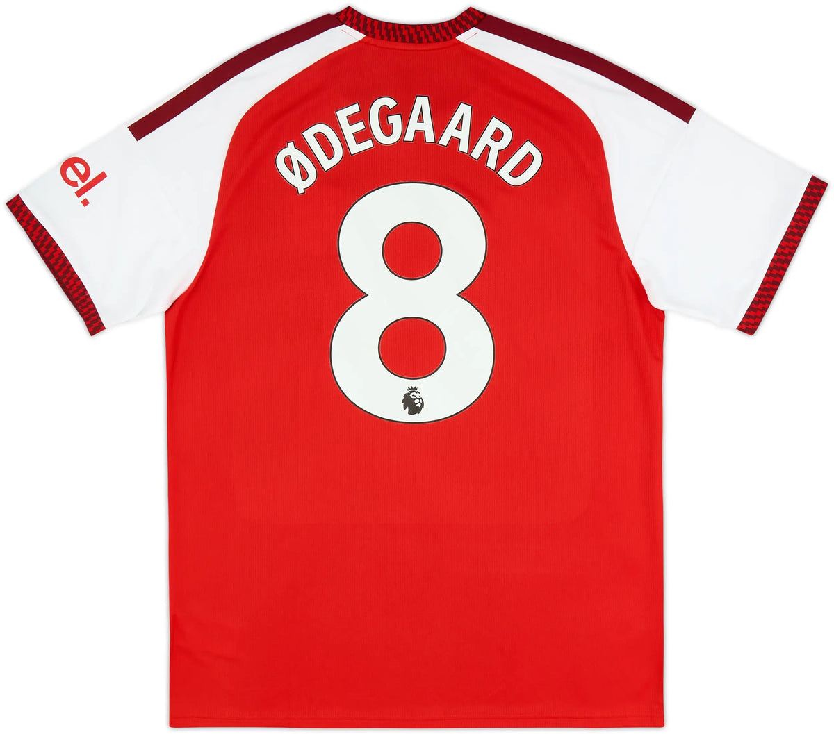 Arsenal Home Shirt 26/27 - Ødegaard 8 – back with name and number | FullKit